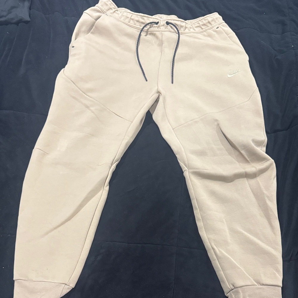 Nike Tan Jogger Pants with Drawstring